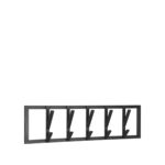 Kapstok_Frame_Zwart_Metaal_80x9x22_cm_Perspectief