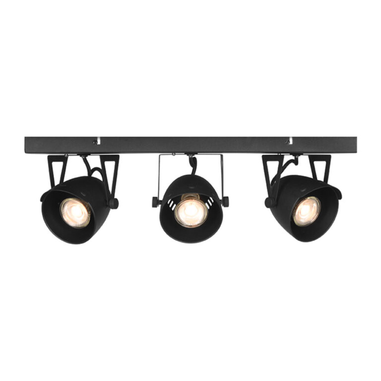 LABEL51 Spot Cap led - Zwart - Metaal - 3-Lichts