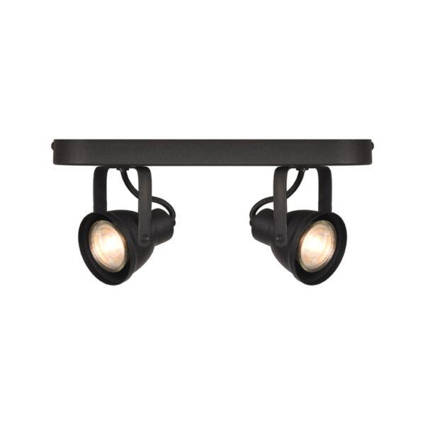LABEL51 Spot Max led - Zwart - Metaal - 2-Lichts