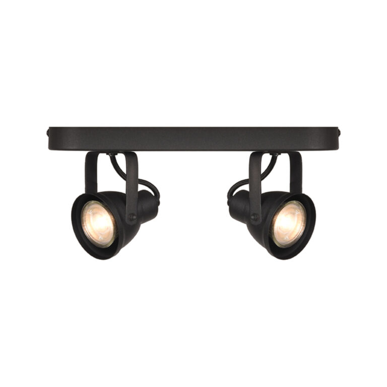 LABEL51 Spot Max led - Zwart - Metaal - 2-Lichts