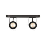 LED_Spot_Max_2-lichts_Zwart_Metaal_30x9x14_cm_Voorkant