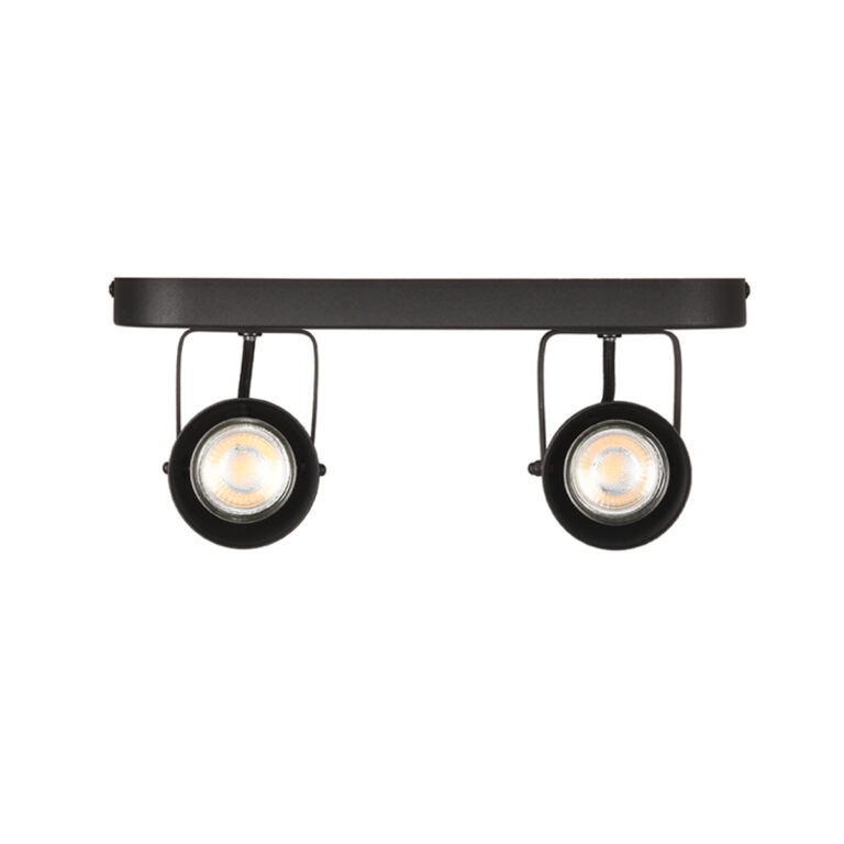 LABEL51 Spot Max led - Zwart - Metaal - 2-Lichts