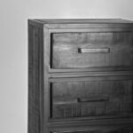 Ladekast_Chili_Zwart_Mangohout_50x30x105_cm_Detail
