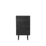 Ladekast_Cotia_50x30x90_Cm_Zwart_Mangohout_Voorkant