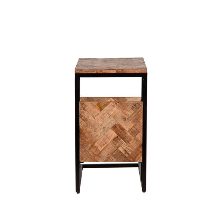 LABEL51 Bijzettafel Shift - Rough - Mangohout - One Size