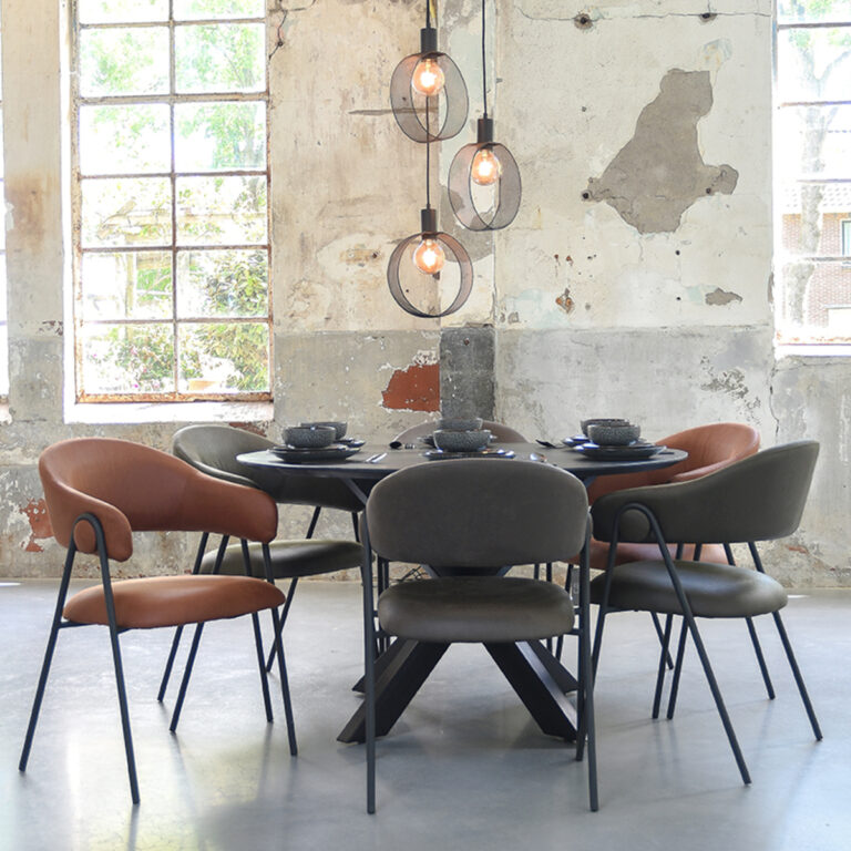 LABEL51 Pendant lamp Ronda - Black - Metal - 3-light