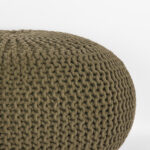 Poef_Gebreid_L_Army_Katoen_70x70x35_cm_Detail