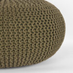 Poef_Gebreid_L_Army_Katoen_70x70x35_cm_Detail_2