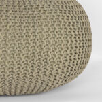 Poef_Gebreid_L_Olive_Katoen_70x70x35_cm_Detail_2