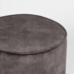 Poef_Tibo_Antraciet_Velours_55x55x40_cm_Detail