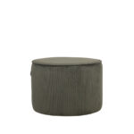 Poef_Tibo_Army_Ribcord_55x55x40_cm_Vooraanzicht