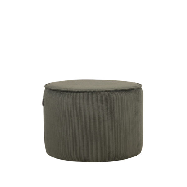 LABEL51 Poef Tibo - Army green - Ribcord - One Size