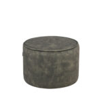 Poef_Tibo_Hunter_Velours_55x55x40_cm_Vooraanzicht_Boven