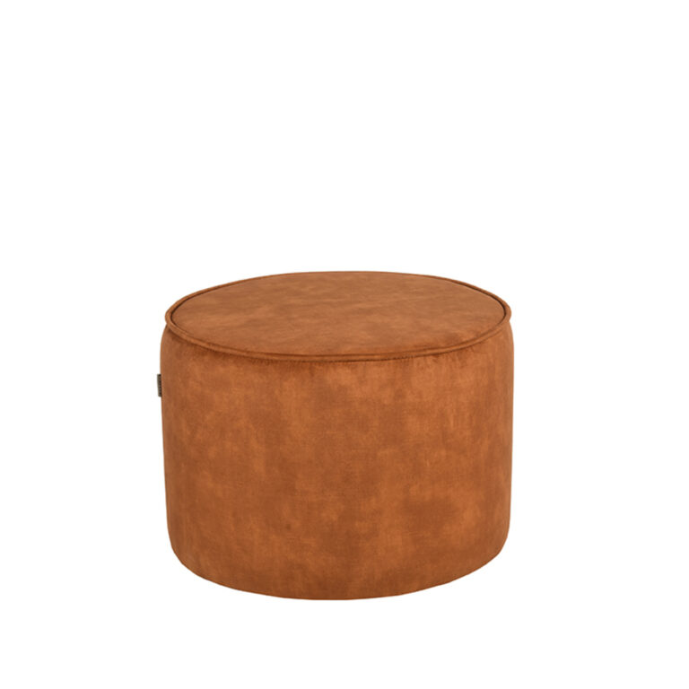 LABEL51 Pouf Tibo - Ocker - Samt - One Size