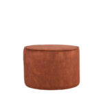 Poef_Tibo_Rust_Velours_55x55x40_cm_Vooraanzicht