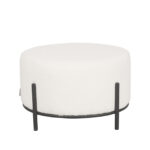Poef_Troy_Ivoor_Boucle_57x57x34_cm_Voorkant_1