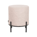 Poef_Troy_Naturel_Boucle_41x41x48_cm_Voorkant
