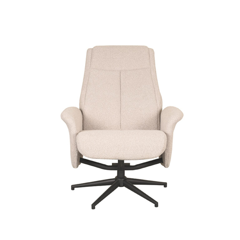 LABEL51 Fauteuil Bergen - Naturel - Boucle - Excl. Hocker
