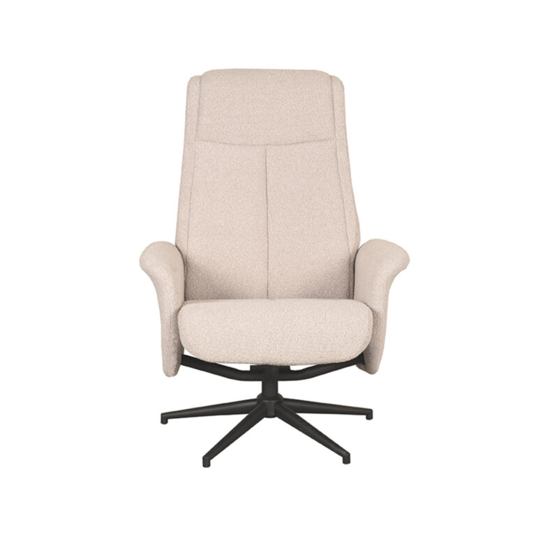 LABEL51 Fauteuil Bergen - Naturel - Boucle - Excl. Hocker