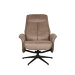 Relaxfauteuil_Bergen_77x76x105_Cm_Taupe_Micro_Suede_Voorkant2_v2