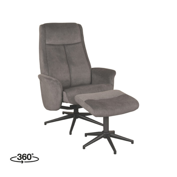Relaxfauteuil_Bergen_Ottomane_77x76x105_Cm_Antraciet_Cosmo_Perspectief_360_v2