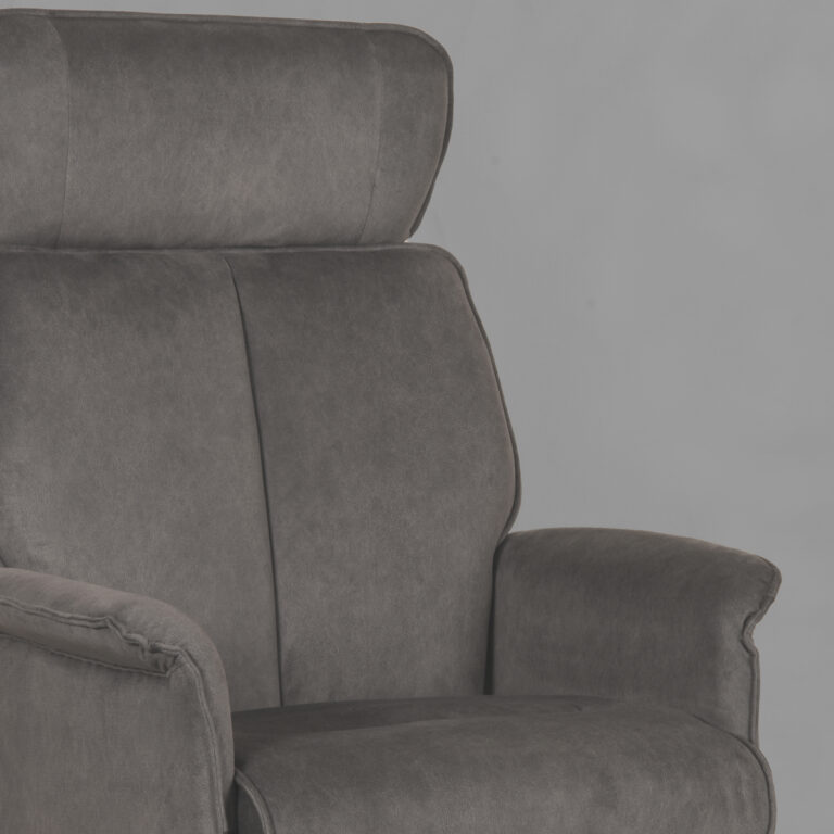 LABEL51 Fauteuil Verdal - Antraciet - Cosmo - Excl. Hocker
