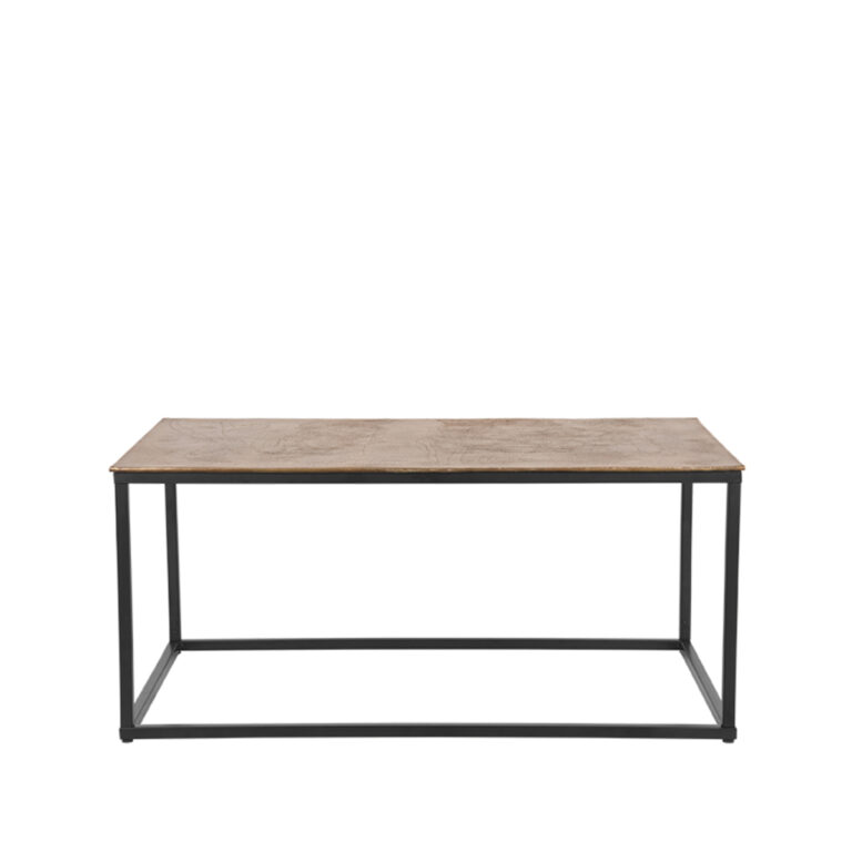 D-MAXX Salontafel Pride - Antiek goud - Metaal - 100 cm