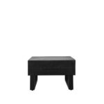 Salontafel_Santos_Zwart_Mangohout_64x70x41_cm_Voorkant