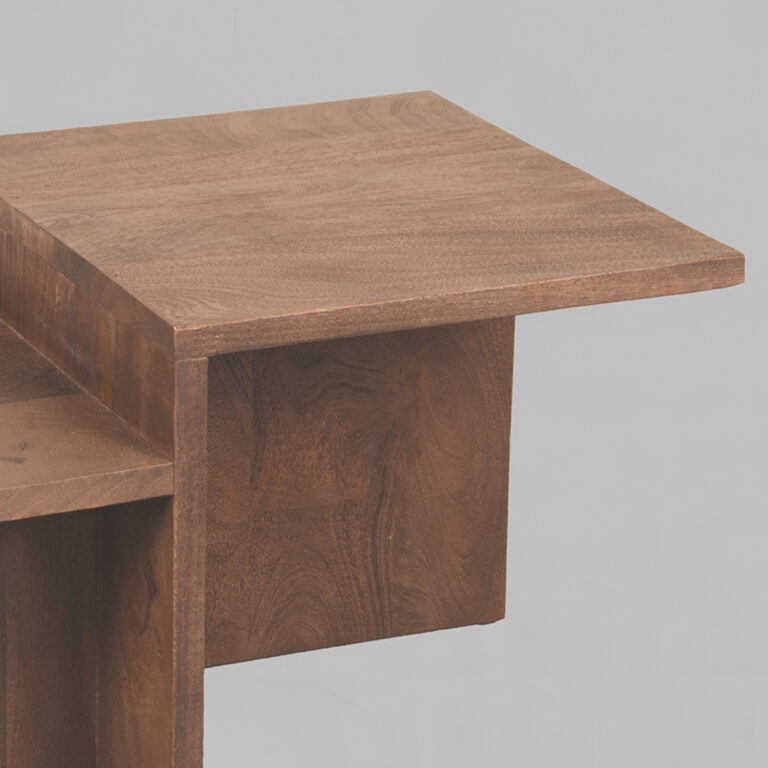 LABEL51 Couchtisch Skip - Espresso - Mangoholz - 90 cm