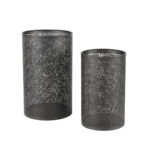Set_Kaarsenhouders_L_18x18x30_Cm_Zwart_Metaal_Perspectief