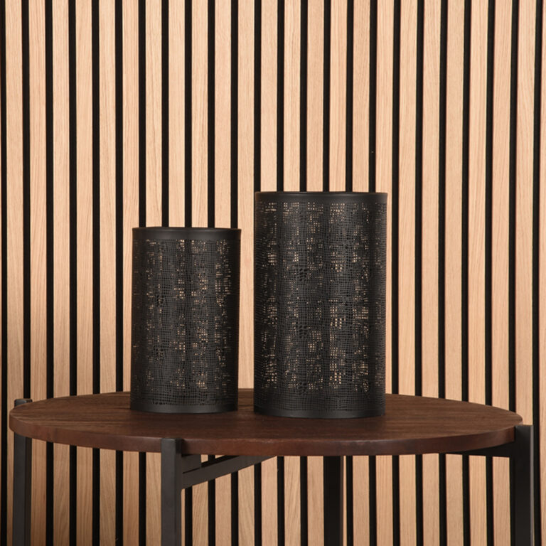 LABEL51 Bougeoirs - Noir - Métal - L