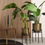 Set_Plant_Stand_23x23x50_cm_Goud_Metaal_Setting