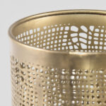 Set_Waxinelichthouders_9x9x8_cm_Antiek_Goud_Metaal_Detail
