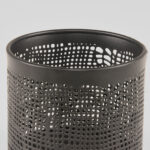 Set_Waxinelichthouders_9x9x8_cm_Zwart_Metaal_Detail