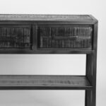 Sidetable_Chili_Zwart_Mangohout_115x30x75_cm_Detail_1