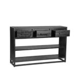 Sidetable_Chili_Zwart_Mangohout_115x30x75_cm_Perspectief_2_1
