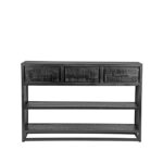 Sidetable_Chili_Zwart_Mangohout_115x30x75_cm_Voorkant_1