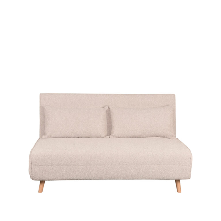 LABEL51 Slaapbank Double - Naturel - Boucle - Double | Naturel Poot