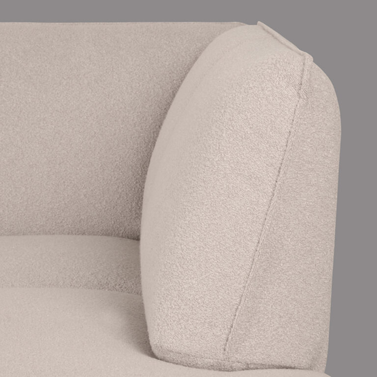 LABEL51 Ecksofa Pesaro - Natur - Boucle - Rechts