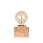 Tafellamp_Block_Naturel_Mangohout_11x11x6_cm_Vooraanzicht_aan