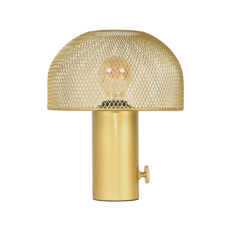 LABEL51 Tafellamp Fungo - Goud - Metaal - Tafellamp