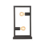 Tafellamp_Quadrato_Zwart_20x10x45_Cm_Voorkant