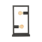 Tafellamp_Quadrato_Zwart_20x10x45_Cm_Voorkant2