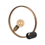 Tafellamp_Ring_Antiek_Goud_Metaal_38x12x38_cm_Perspectief_2