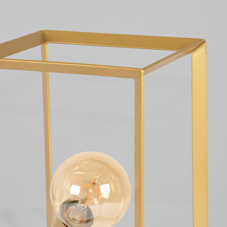 LABEL51 Tafellamp Tetto - Antiek goud - Metaal - Tafellamp