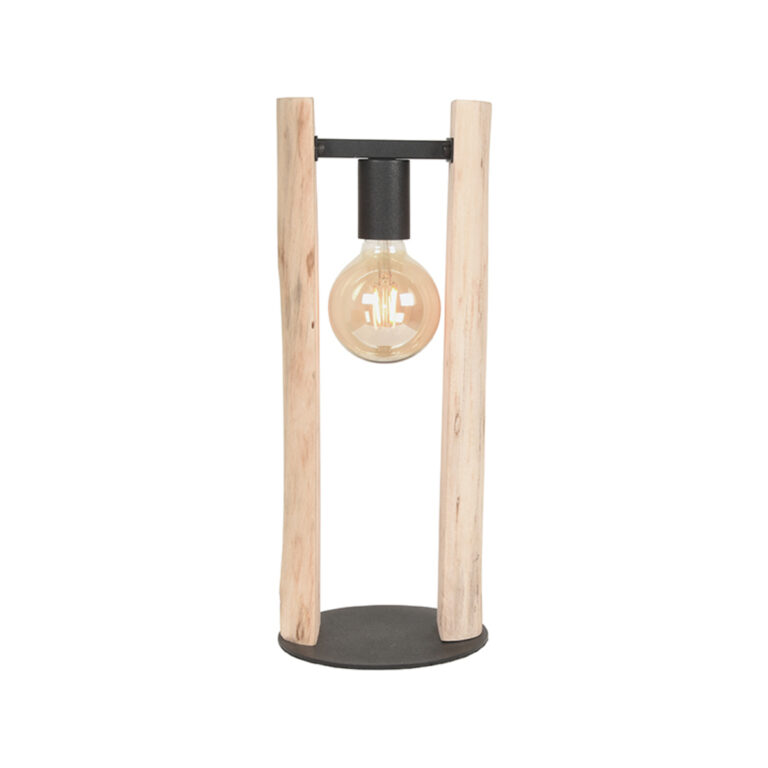 LABEL51 Tafellamp Woody - Naturel - Hout - Tafellamp