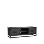Tv-Meubel_Chili_Zwart_Mangohout_120x45x40_cm_Perspectief