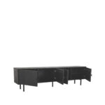 Tv-Meubel_Cotia_220x40x60_Cm_Zwart_Perspectief2
