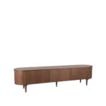 Tv-Meubel_Oliva_220x47x55_Cm_Walnoot_Eikenhout_Perspectief