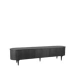 Tv-Meubel_Oliva_220x47x55_Cm_Zwart_Eiken_Perspectief